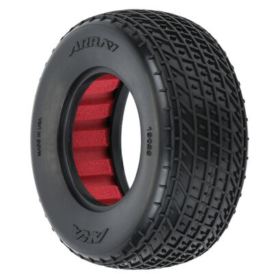 1/10 Array Clay F/R 2.2"/3.0" Short Course Tires (2) 1/10 Array Clay F/R 2.2"/3.0" Short Course Tires (2)
