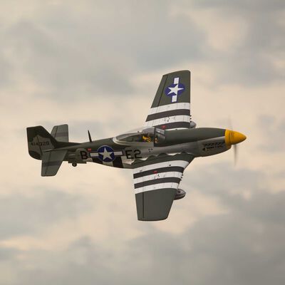 P-51D Mustang 20cc ARF, 69.5" with E-flite Electric Retract Set, Brushless Motor, and Spektrum Smart ESC P-51D Mustang 20cc ARF, 69.5" with E-flite Electric Retract Set, Brushless Motor, and Spektrum Smart ESC