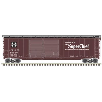 HO 50' Postwar Box Car Santa Fe "Super Chief"15136 HO 50' Postwar Box Car Santa Fe "Super Chief"15136