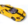 HO 2017 Ford GT Mega G+ Chassis Slot Car, Triple Yellow