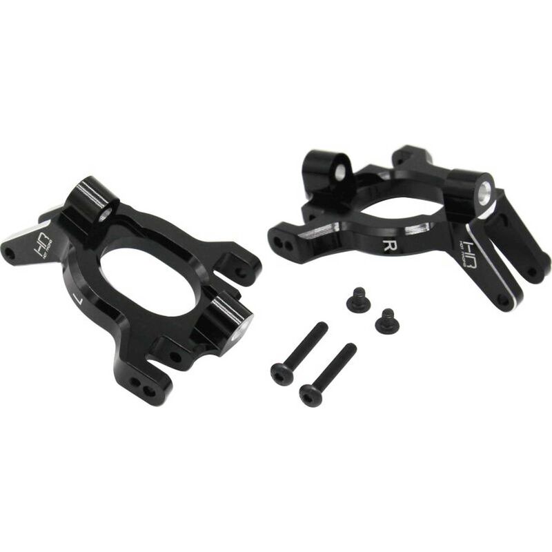 Aluminum Front C-Hubs Caster Blocks: ARRMA 4S BLX Kraton, Outcast