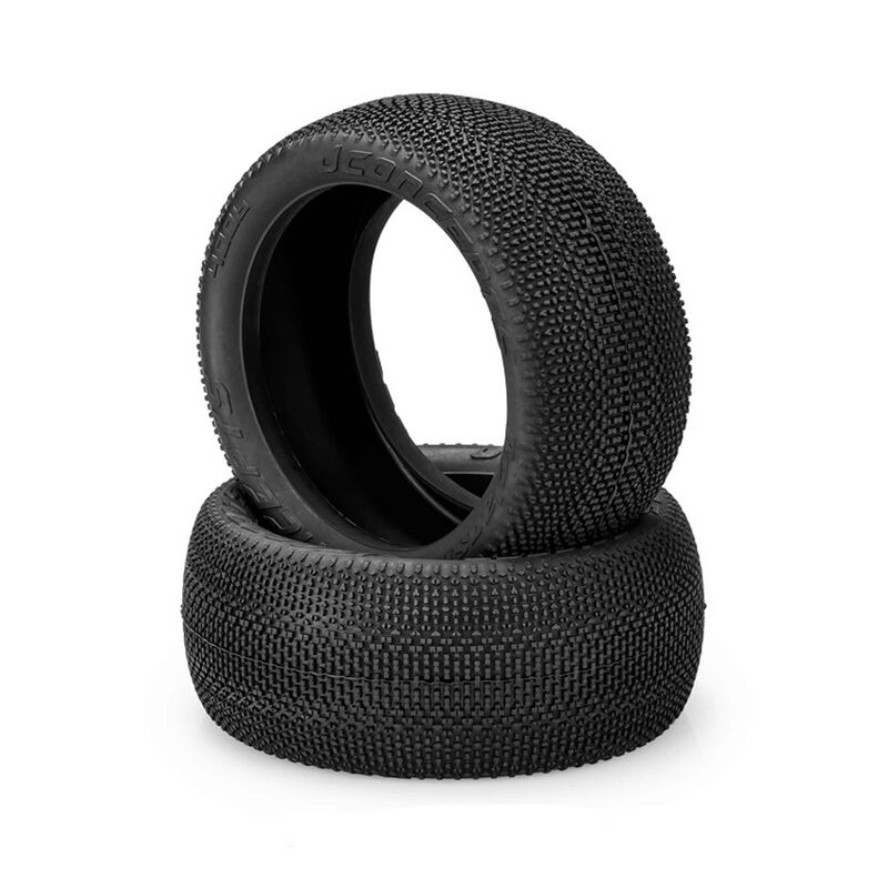 1/8 Relapse 4.0" Truggy Tires and Inserts, Green Compound (2)