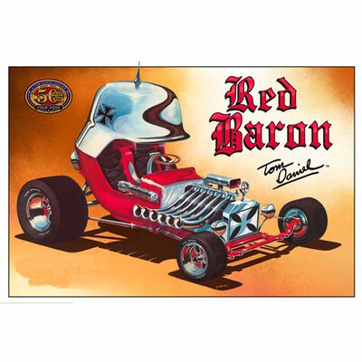 Tom Daniel Red Baron Show Car Model Kit w/Trading Card Tom Daniel Red Baron Show Car Model Kit w/Trading Card