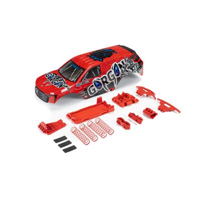 GORGON Painted Decaled Body Set, Red GORGON Painted Decaled Body Set, Red