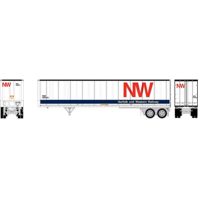 HO ATH 45' Fruehauf Z-Van Trailer Smooth Side, NWZ #250070 HO ATH 45' Fruehauf Z-Van Trailer Smooth Side, NWZ #250070
