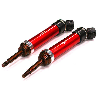XHD Steel Rear Universal Driveshafts, Red: Traxxas Slash, Stampede (4x4) XHD Steel Rear Universal Driveshafts, Red: Traxxas Slash, Stampede (4x4)