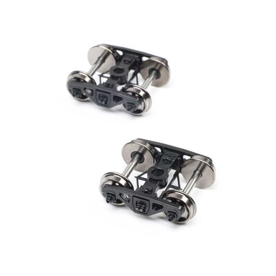 HO Truck, Caboose 33" Metal Wheels (2) HO Truck, Caboose 33" Metal Wheels (2)