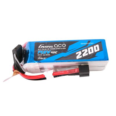 14.8V 2200mAh 4S 45C G-Tech LiPo Battery: EC3/ Deans/ XT60 14.8V 2200mAh 4S 45C G-Tech LiPo Battery: EC3/ Deans/ XT60
