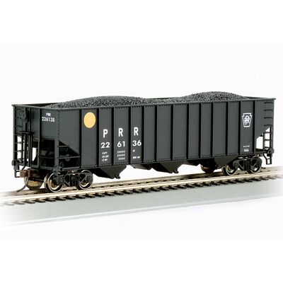 HO 100-Ton 3-Bay Hopper PRR Yellow Ball #226136 HO 100-Ton 3-Bay Hopper PRR Yellow Ball #226136