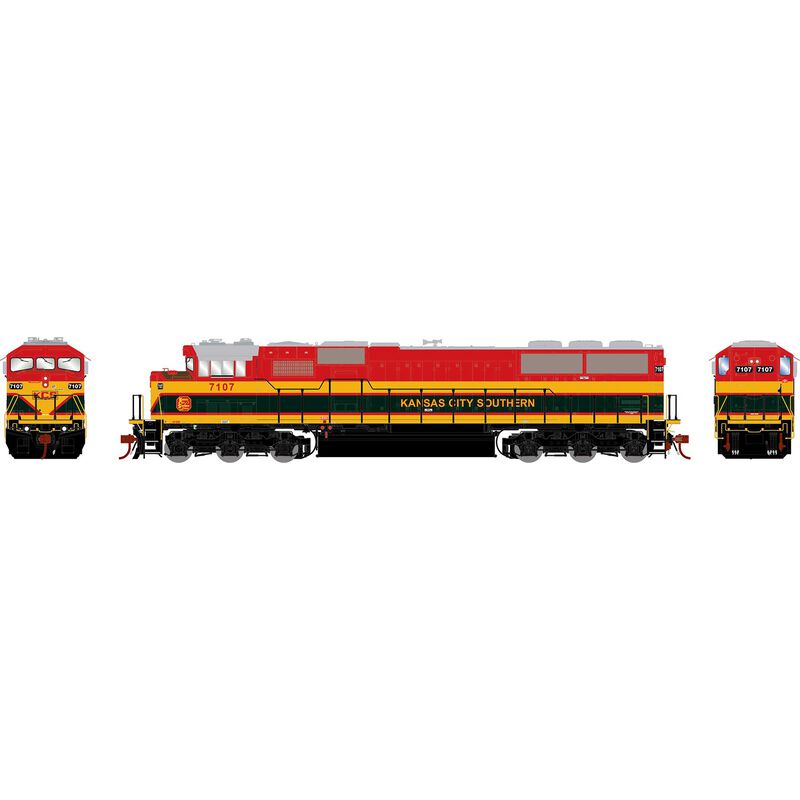 HO GEN SD60M Tri-Clops Locomotive, Legendary Liveries KCS #7107