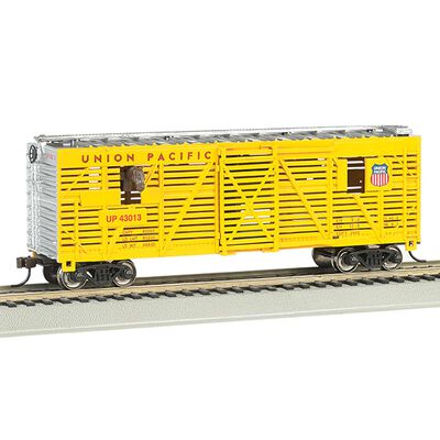 HO 40' Animated Stock Car UP Horses HO 40' Animated Stock Car UP Horses