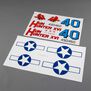 Decals P-47 Thunderbolt 30-35cc EP ARF