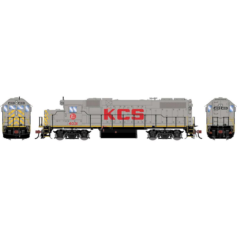 HO GEN GP38-2 Locomotive w/DCC & Sound, KCS 'Ex-TPW' #4031