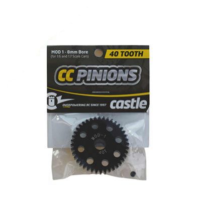 Pinion Gear, 40T MOD 1, 8mm Shaft Pinion Gear, 40T MOD 1, 8mm Shaft