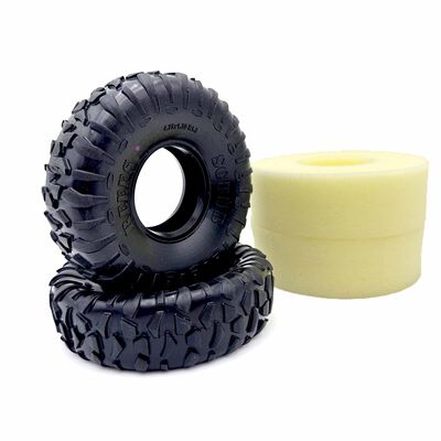 1/10 SCRUB 1.9" Rock Crawler Tires & Inserts, XP Compound 1/10 SCRUB 1.9" Rock Crawler Tires & Inserts, XP Compound