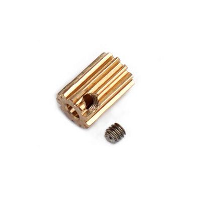 11T High Quality Brass Pinion For Micro Komodo: TRX-4M Motor 11T High Quality Brass Pinion For Micro Komodo: TRX-4M Motor