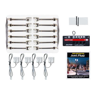 HO Scale Value Pack - Double Lamp Post HO Scale Value Pack - Double Lamp Post