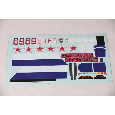 Decal Sheet: Su-30 70mm EDF Decal Sheet: Su-30 70mm EDF