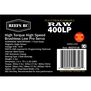 RAW 400LP Low Profile Digital Metal Gear Waterproof Programmable Servo, Silver