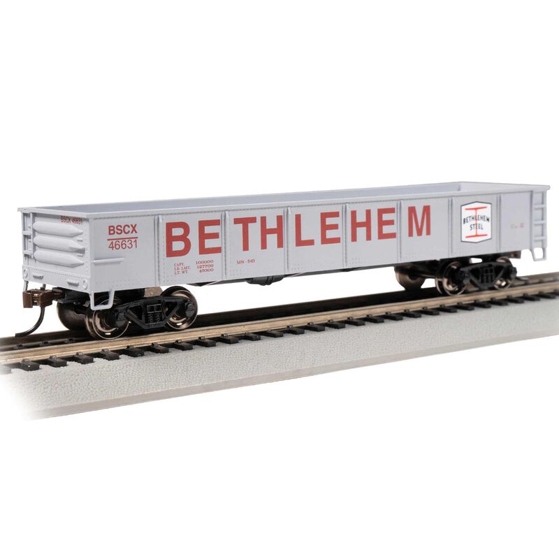 HO 40' Gondola Bethlehem Steel #46631 - Gray