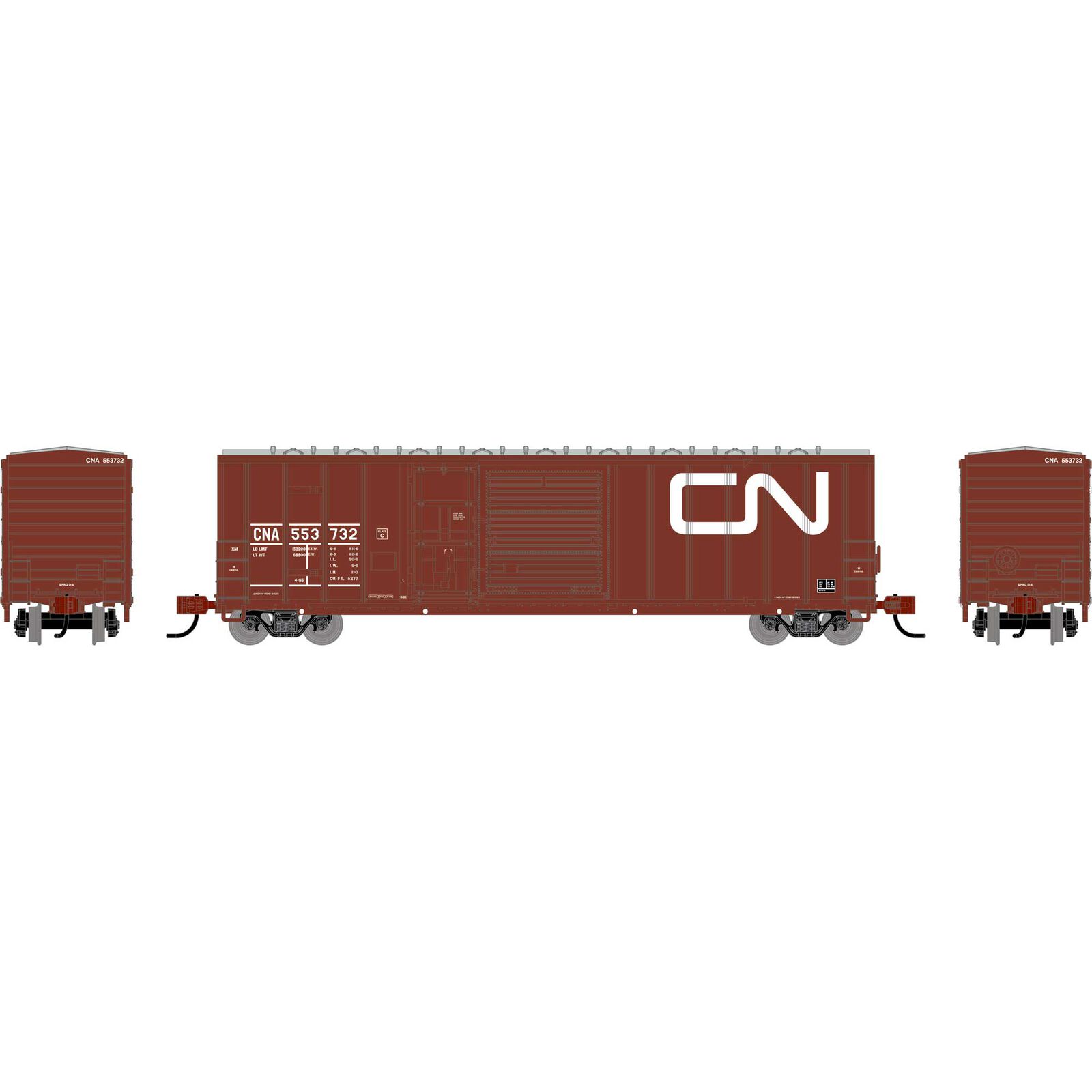 N 50' FMC 5277 Combo Door Box Car, CNA #553732