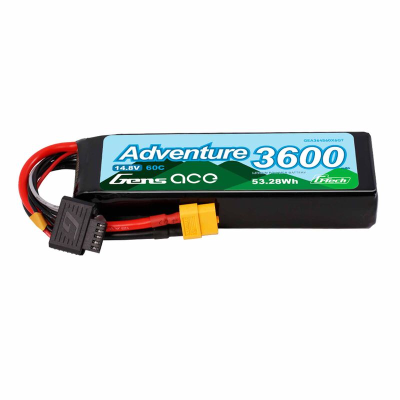 7.4V 350mAh 2S 30C LiPo Battery: JST