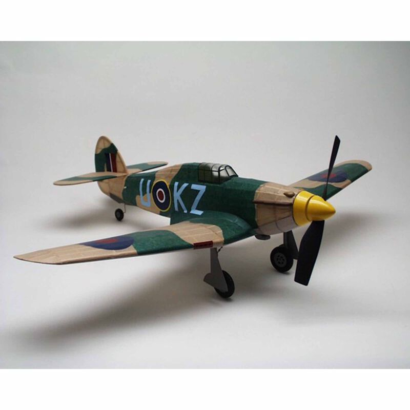 Hawker Hurricane Rubber Powered 30&Prime; Airplane Kit