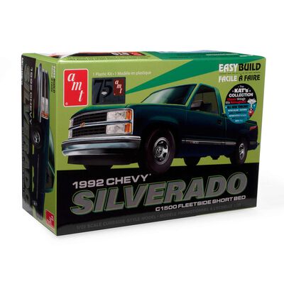 1/25 92' Silverado Shortbed Fleetside Easy Build Model Kit 1/25 92' Silverado Shortbed Fleetside Easy Build Model Kit