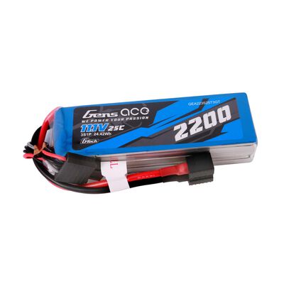 11.1V 2200mAh 3S 25C G-Tech LiPo Battery: EC3/ Deans/ XT60 11.1V 2200mAh 3S 25C G-Tech LiPo Battery: EC3/ Deans/ XT60