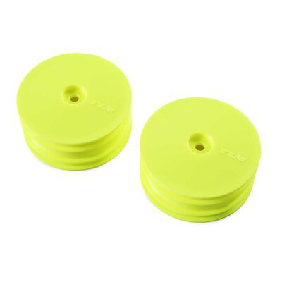 1/10 Front Buggy 2.2 Wheels, 12mm Hex, Yellow (2): 22X-4 1/10 Front Buggy 2.2 Wheels, 12mm Hex, Yellow (2): 22X-4