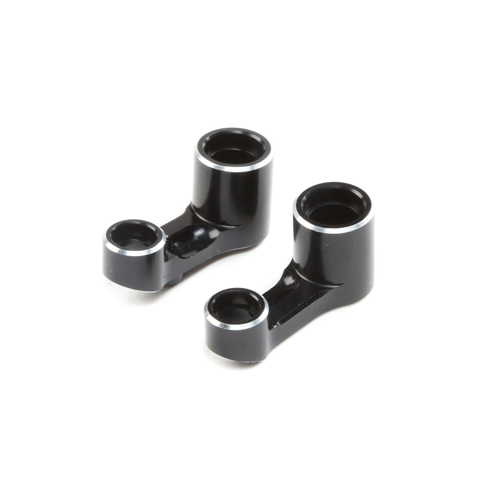 Bell Crank Set Aluminum, Black: 22 5.0