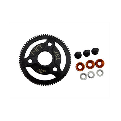 Hardened Steel 73T Spur Gear, 48 Pitch: Traxxas Bandit, Slash, Rustler, Stampede Hardened Steel 73T Spur Gear, 48 Pitch: Traxxas Bandit, Slash, Rustler, Stampede
