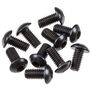 Hex Socket Button Head M3x6mm, Black (10)