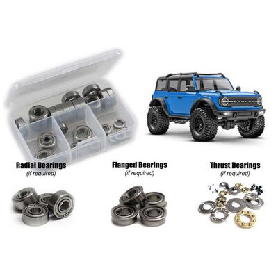 Metal Shielded Bearing Kit, 1/18 Traxxas TRX-4M Bronco Metal Shielded Bearing Kit, 1/18 Traxxas TRX-4M Bronco
