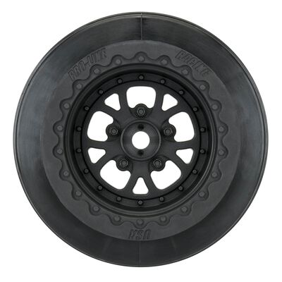1/10 Pomona Drag Spec Rear 2.2"/3.0" 12mm Drag Wheels (2) Black 1/10 Pomona Drag Spec Rear 2.2"/3.0" 12mm Drag Wheels (2) Black