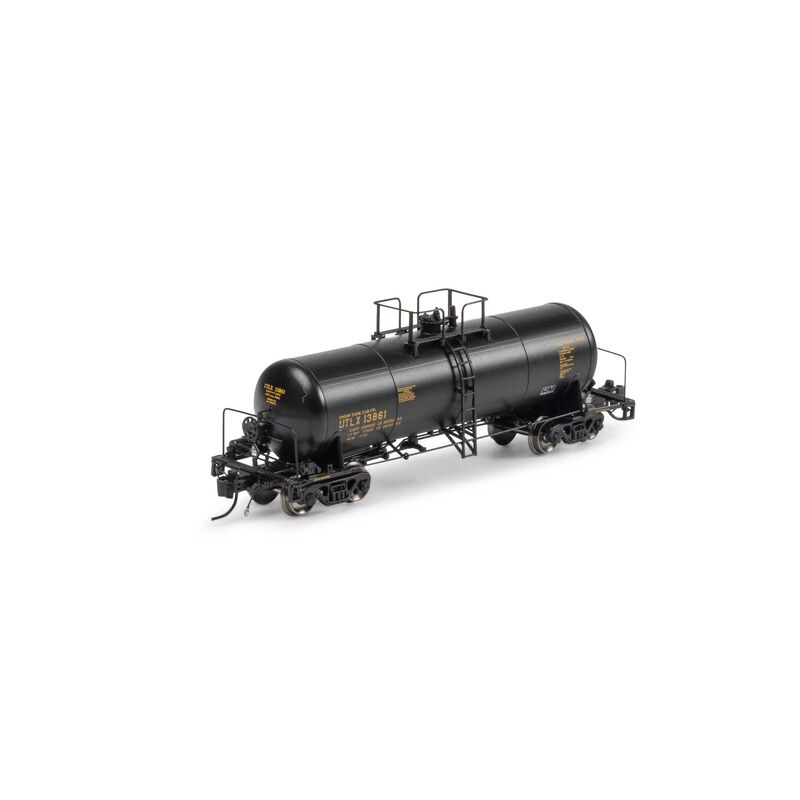 N 13,600-Gallon Acid Tank, UTLX, Black #13861