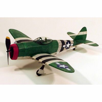 P-47 Thunderbolt Rubber Powered 17-1/2" Airplane Kit P-47 Thunderbolt Rubber Powered 17-1/2" Airplane Kit