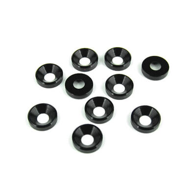 M4 Countersunk Washers, Black Anodized (10pcs) M4 Countersunk Washers, Black Anodized (10pcs)