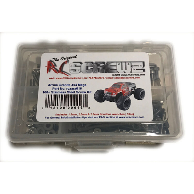 Stainless Steel Screw Set: ARRMA GRANITE 4x4 Mega