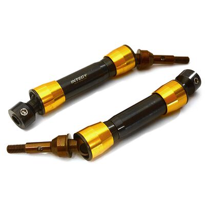 V2XHD Steel Front Universal Drive Shafts, Gold: Traxxas Slash, Stampede 4x4 V2XHD Steel Front Universal Drive Shafts, Gold: Traxxas Slash, Stampede 4x4