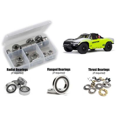 Rubber Shielded Bearing Kit, 1/10 ARRMA Senton 223S BLX Rubber Shielded Bearing Kit, 1/10 ARRMA Senton 223S BLX