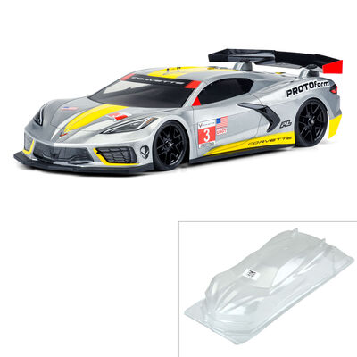 1/10 Chevrolet Corvette C8 Clear Body: 190mm Touring Car 1/10 Chevrolet Corvette C8 Clear Body: 190mm Touring Car
