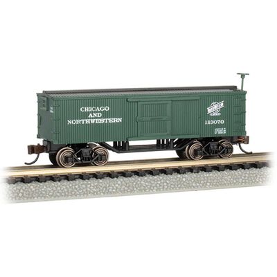 N Scale Old Time Box Car C&NW N Scale Old Time Box Car C&NW