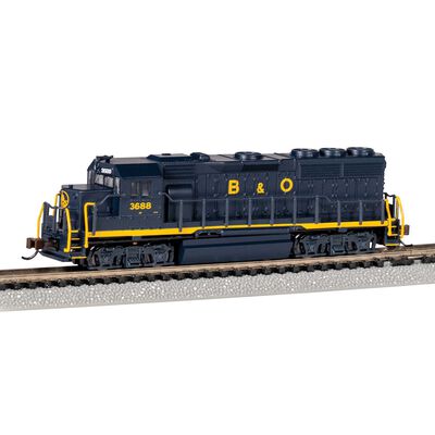 EMD GP40 Diesel Locomotive - B&OÂź #3688 (with dynamic brakes) - N Scale EMD GP40 Diesel Locomotive - B&OÂź #3688 (with dynamic brakes) - N Scale