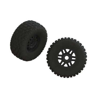 dBoots FORTRESS LP Tire Set Glued Black (2) dBoots FORTRESS LP Tire Set Glued Black (2)