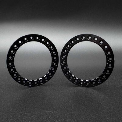 1/10 TECTONIC 1.9" Beadlock Rings, Black (2) 1/10 TECTONIC 1.9" Beadlock Rings, Black (2)