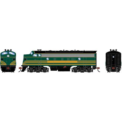 HO RND F7A Locomotive DCC-Ready, Painted Unlettered/Swept Multiple Stripes HO RND F7A Locomotive DCC-Ready, Painted Unlettered/Swept Multiple Stripes