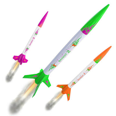 3 Bandits Mini Model Rocket Kit Set 3 Bandits Mini Model Rocket Kit Set