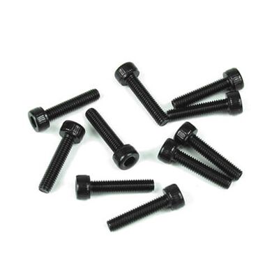 M3x18mm Cap Head Screws, Black (10) M3x18mm Cap Head Screws, Black (10)