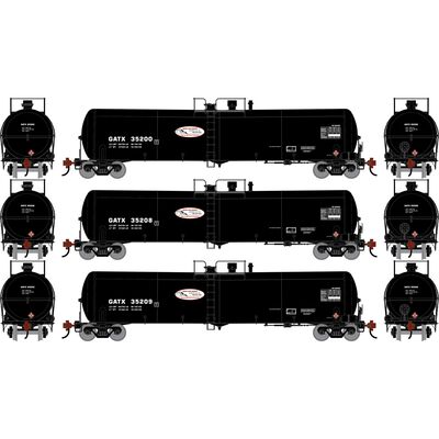 HO ATH 30K Ethanol Tank Car, GATX #35200/35208/35209 (3) HO ATH 30K Ethanol Tank Car, GATX #35200/35208/35209 (3)